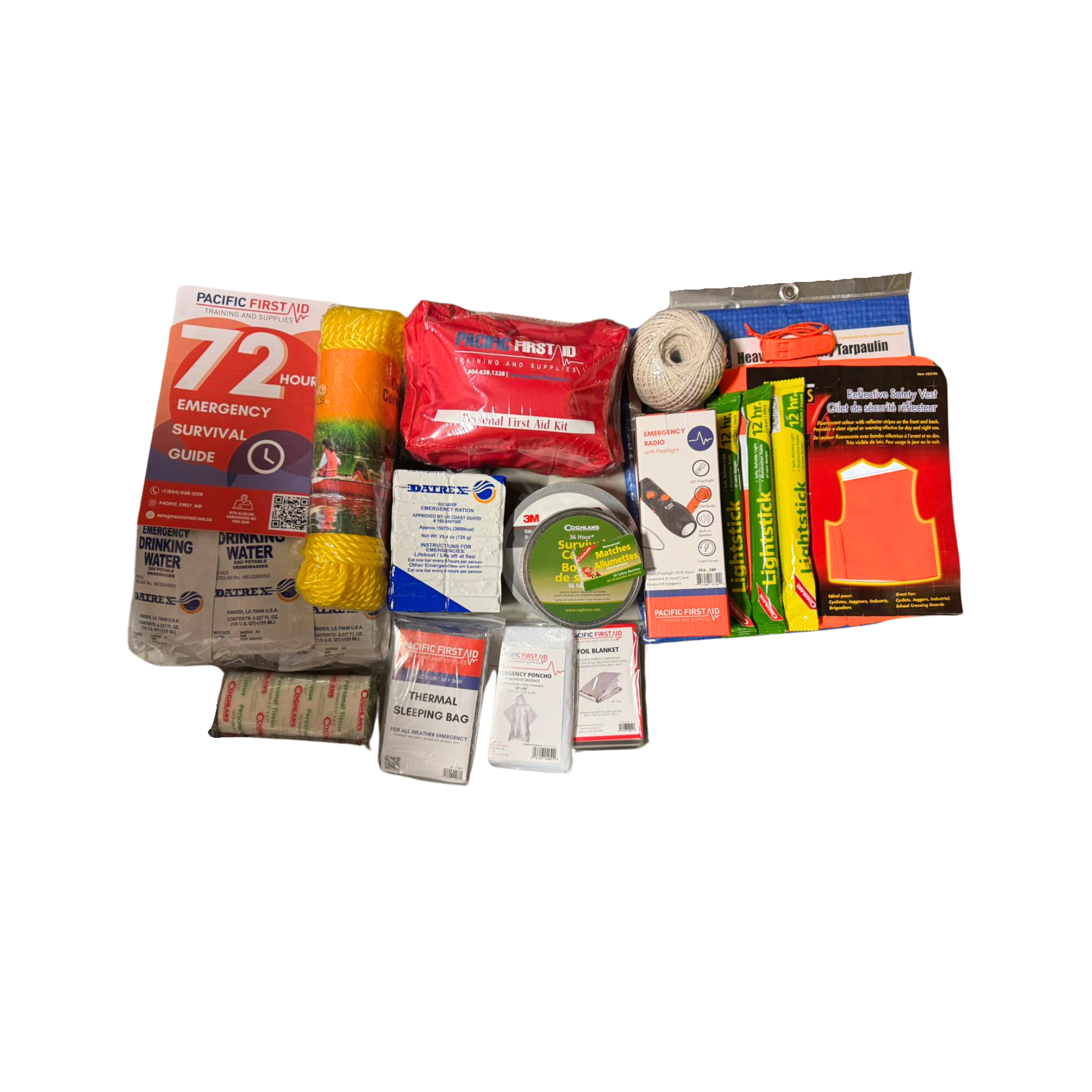 Emergency Advanced 72 Hour Survival Kit